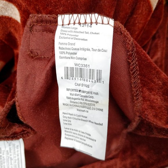 ADORABLE Women's BAMBI Costume Women's Size Large 12-14 Deer Faen Fluffy Tail - Picture 8 of 9